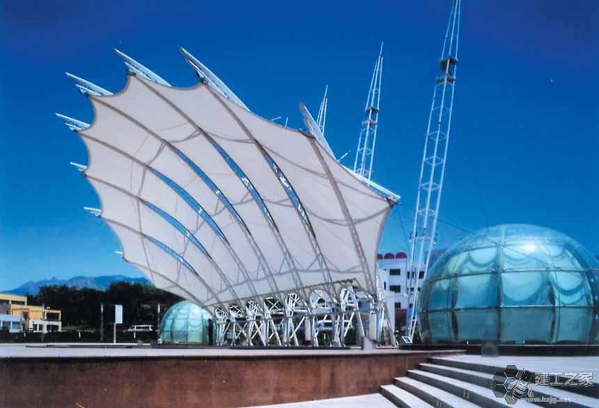 丰台车棚膜结构网架